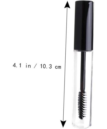  Mikinona Mikinona 5 Pieces Empty Eyelash Tubes with Black Cap Transparent Eyelash Cream Bottles Portable Containers for Homemade Makeup for Stock Management - Buy Online on GoSupps.com