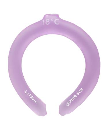 JIAWEIIY Neck Cooling Tube Wearable Cooling Neck Wraps Ice Gel Neck Cooler Wrap Reusable (B)