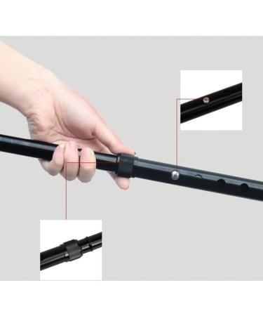 Dual Purpose Crutches for The Elderly Non-Slip Walking Stick Cane Four-Legged Cane Lighted Telescopic Lightweight Cane Four-cornered Cane (Color : Schwarz) Smooth Sailing - Buy Online on GoSupps.com