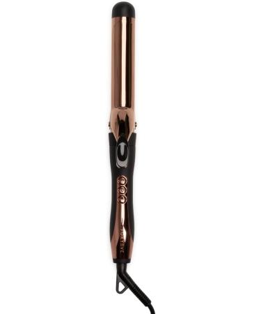FoxyBae Titanium Hair Curling Iron - Rose Gold 1.25 Inch | Long-Lasting Curls & Healthy Shine | Best Hair Tool for Longer Hair Styling - Buy Online on GoSupps.com