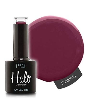 Halo Gel Polish *Full Range 8ml* **CHOOSE YOUR COLOUR(S)** (Burgundy N2808) Burgundy N2808 8 ml (Pack of 1)