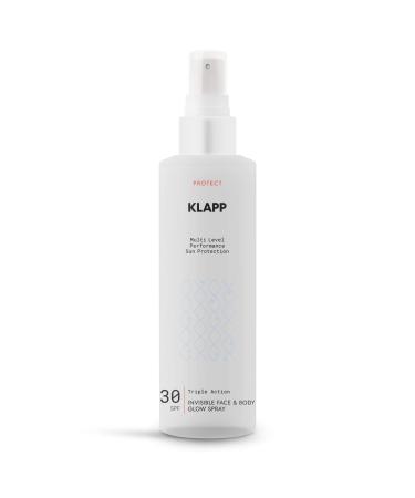KLAPP Cosmetics - Triple Action Invisible Face & Body Glow Spray 30 SPF (200ml)