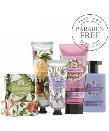 Aromas Artesanales De Antigua Floral White Jasmine Luxury Bubble Bath Foam and Shower Gel 200 ml - Buy Online on GoSupps.com