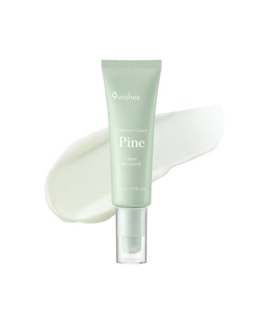 9 wishes Pine Treatment Cream 1.7 fl.oz | Tightening Cream Pores with Pine Needle Extract Niacinamide | Improves Dead Skin Cells Soothing 7-Layer Improvement Effect Korean Skincare