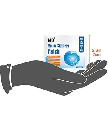 MQ Motion Sickness Patch 20 Count - Fast Relief for Nausea and Dizziness - Buy Online on GoSupps.com