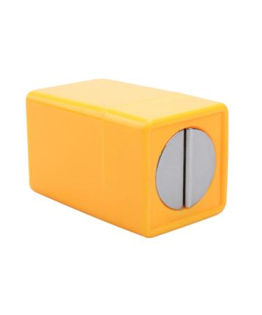 Minkissy case razor disposal blades disposal case razor blade safe storage bank blade container for used safety razor blades yellow yellow razor blade disposal safety