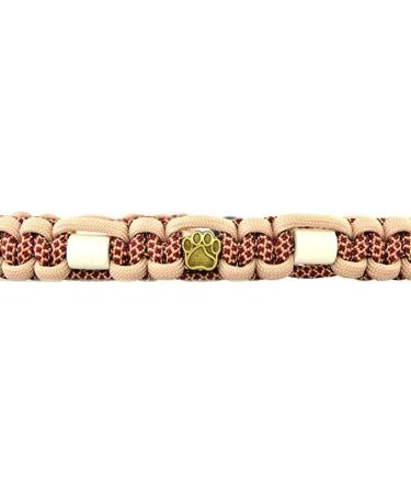 Custom EM Ceramic Collar for Dogs & Cats - Original US Paracord Bordeaux Red Under 20 cm - Buy Online on GoSupps.com