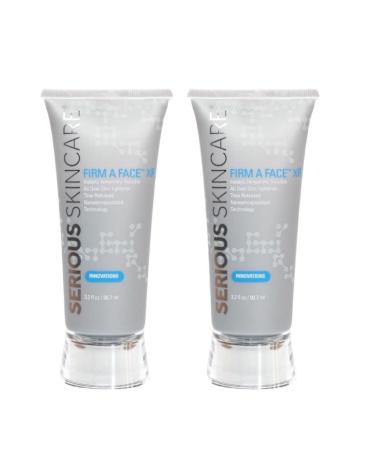 Serious Skincare Firm A Face XR Temporary All Over Skin Tightener - Instantly Smooth the Appearance of Deep Wrinkles Fine Lines & Enlarged Pores - 2-Pack - (2) 3.2 oz. tubes - Time Released