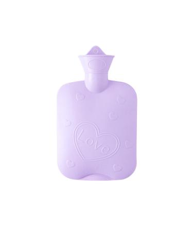 PEVSCO Hot Water Bottle Portable Thickened Love Hot Water Bottle Girls Pocket Feet Hot Water Bottle Durable (Color : 01)
