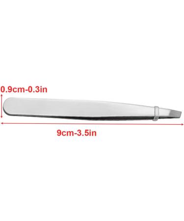 dijiusidy Lady Tweezers Stainless Steel with Matte Finish Easy to Grip Handy Ergonomic Eyebrow Clip for Women Facial Hair Removal - Buy Online on GoSupps.com