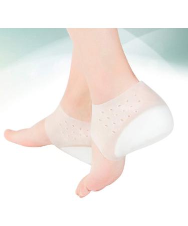 SUPVOX Height Increase Insoles - Silicone Gel Heel Lift Pads for Women Men - 2.5cm White - Buy Online on GoSupps.com