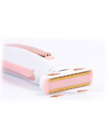 Women's Rechargeable Razor with Velvet Bag & 2 Cleaning Brushes - Compatible Replacement Heads for Finishing Touch Flawless Body - Buy Online on GoSupps.com