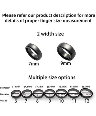 COLMO Tesla Smart Ring - Ceramic RFID Tesla Key Fob Replacement - Model Y & Model 3 Accessories - Fast US Delivery - Black, 7mm (US10) - Buy Online on GoSupps.com