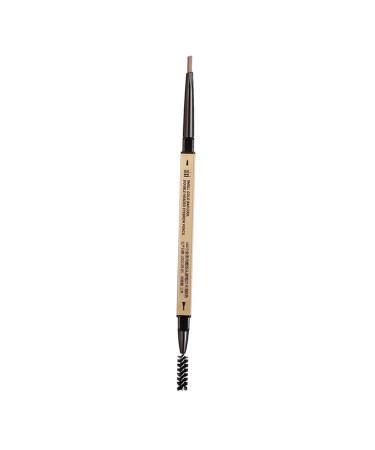 Milageto Eyebrow Pencil with Brush Super Slim Proffessionals Brow Pencil Makeup Brow Definer for Female Girlfriend Couples Family black