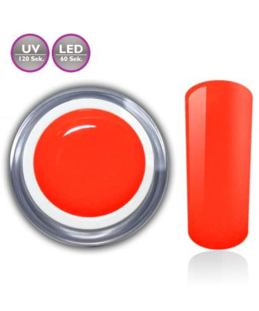 Neon Orange UV LED Gel Nail Design - RM Beautynails 5ml - Geln gel Nailart | International Shipping - Buy Online on GoSupps.com