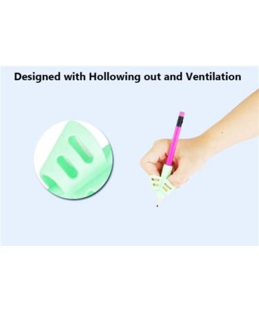 Pencil Grips for Children - 15 Pack Writing Aid & Posture Corrector - Blue Pen Holders for Better Writing - Buy Online on GoSupps.com