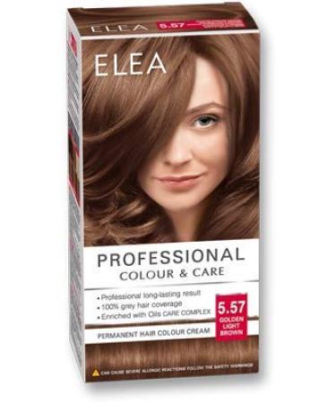 Elea ELEA Professional Hair Colour Cream 5.57 Light Golden Brown with Oil Care Complex