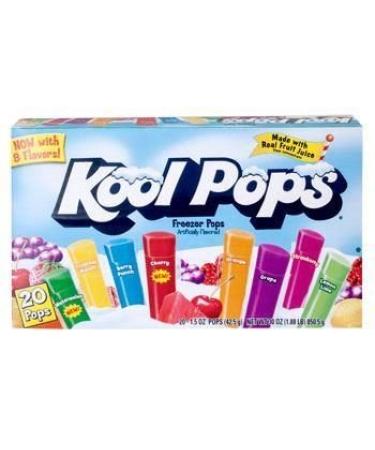 Kool-Aid Kool Pops 3 Pack of 20 Bags US Import 30 oz