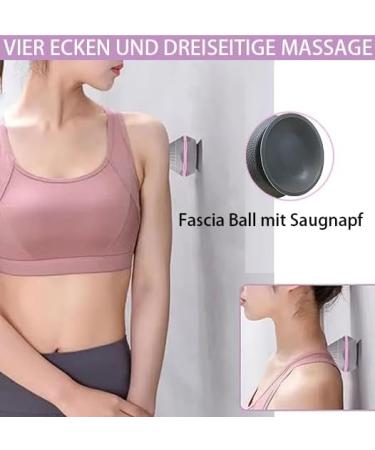 Tzzxzz Triggerpunkt Presser | Pain-Free Massage Ball with Suction Cup for Muscle Tension Relief | Fascia Fitness Device for Shoulders Back Neck and Legs - Buy Online on GoSupps.com