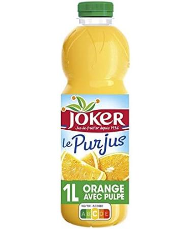 JOKER 100% Pure Orange Juice with Pulp 1L Pack of 4 Sold as a Lot - Buy Online on GoSupps.com