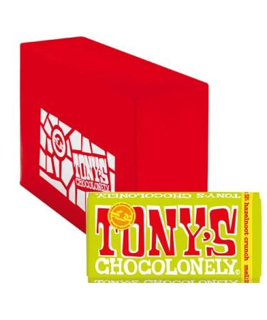 Tony's Chocolonely Tony's Chocolonely Milk Hazelnut Crunch Chocolate 180g | 15 pieces