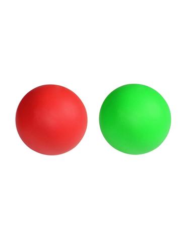 Gleavi 2st lacrosse balls massage massage muscle nodes balls yoga balls Myofascial release with silicone ball ice hockey myofascial ball mobility ball auxiliary substances red