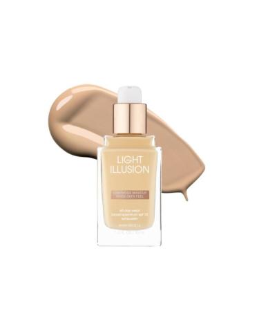FLOWER BEAUTY Light Illusion Foundation - Warm Beige  - Buy Online on GoSupps.com