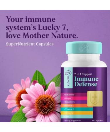 Buy Dakota 7 in 1 Immune Defense - 60 Capsules - Pack of 2 for Optimal Health - Buy Online on GoSupps.com