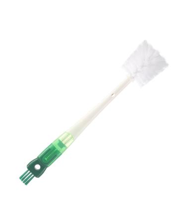 Versatile 5-in-1 Cup Brush and Baby Bottle Cleaner - Long Reach Handle with Carrot-Shaped Bristles for Thorough Cleaning and Easy Grip (Color : Light Green)