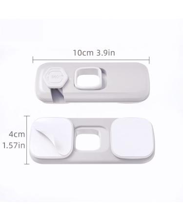 5 Pack Child Proof Refrigerator & Cabinet Locks - No Tools Required - Grey - Fits Sealing Strip up to 25mm - For Toddlers and Kids - Buy Online on GoSupps.com