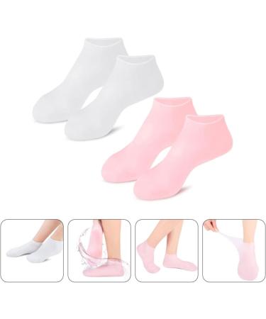 minkissy 8 Pairs Exfoliating Moisturizing Socks Pedicure Foot Care Socks Foot Care for Women Cuticles Socks Moisturizing Foot Masks Cracked Heel Lotion Cosmetic Miss Repair Socks Sebs - Buy Online on GoSupps.com