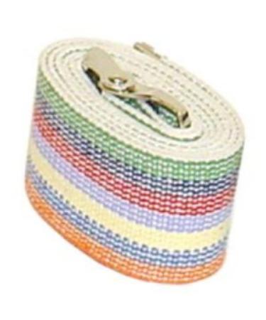 80341 Gait Belt with Metal Buckle 2" Width 32" Length 4 Rainbow