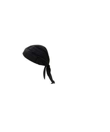 OccuNomix Black Tuff Nougies Cotton Doo Rag Bandana TN6-06