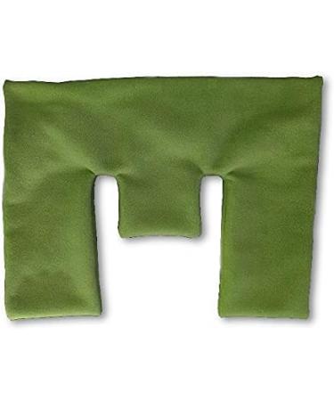 Moor Neck Warmer 29x39 cm - Olive Green Fleece Cover | Versatile Neck Pillow Heat Pad & Compress - Buy Online on GoSupps.com