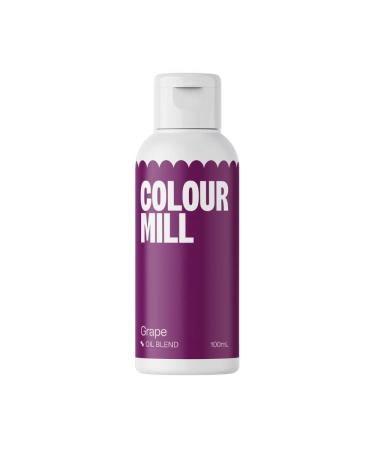 Colour Mill Food Colouring - Grape Coloured Food Colouring 100ml - Perfect for Cake Baking - Premium Oil Based Edible Food Colouring Liquid - Vegan Food Colouring - Gluten Free