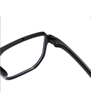 PARWANA Clear Vision Blue Light Blocking Reading Glasses - Oversized Computer Readers +100 Black - International Shipping Available - Buy Online on GoSupps.com
