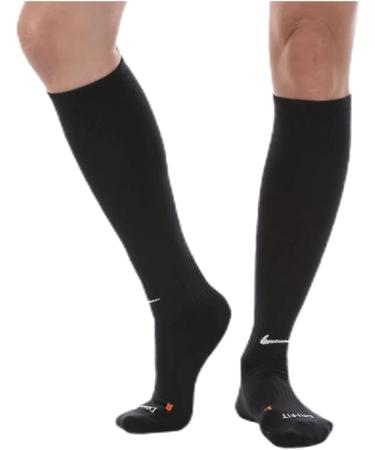 Nike Unisex Adult Knee High Classic Football Dri-Fit Socks - Black/White | International Shipping Available - Buy Online on GoSupps.com