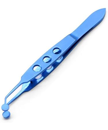 Dajidafu Stainless Steel Eyelid Tweezers Non-Slip Handheld Eye Lid Cleaning Clips Clamps Facial Beauty Devices Salon Accessories Large Round Tip - Buy Online on GoSupps.com