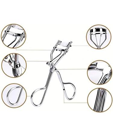 Eyelash Curler - the Make-Up Utensil for Perfectly Curled Eyelashes Including Extra Replacement Eyelash Rubber Pads - Buy Online on GoSupps.com