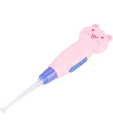 Pssopp Cute Baby Earpick ABS Ear Cleaner LED Earwax Remover with Replacement Head Pink Cat Green Easy to Use for Household and Travel Use (#1) - Buy Online on GoSupps.com