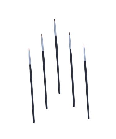 IWOWHERO 5pcs Fine Eyeliner Brush Eyeliner Fine Point Gel Eyeliner Brush Eyeliner Brushes Applicator Fiber