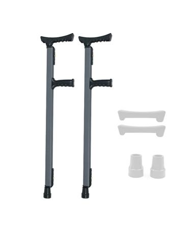 Underarm Crutches Crutches for Adults Medical Crutches with Comfy Handle Retractable Lightweight Walking Stick decorate Selfless dedication
