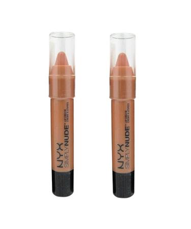 NYX Simply Nude Lip Cream SN05 Honey - Pack of 2 | Natural Nude Lip Color - Buy Online on GoSupps.com