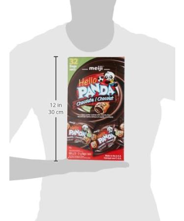 Meiji Hello Panda Chocolate Cr me Center Cookies with Crunchy Shell Box of 32 - Buy Online on GoSupps.com