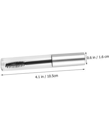 CANIGHT 5pcs Eyelash Sub Tube Mascara Tubes with Wands Empty Tubing Mascara Brands Empty Mascara Wand Silver 1 g (Pack of 1) Silver - Buy Online on GoSupps.com