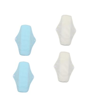 Fomiyes 4 pieces women bandage made of mesh fabric menstrual pad for girls Washable menstrual bonds menstruation pad livy menstrual pad portable lattice fabric aunt towel pads pul
