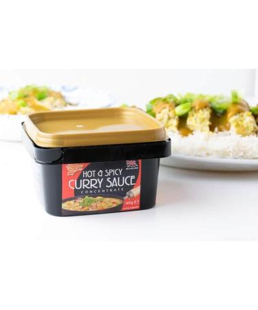 Goldfish Hot & Spicy Curry Sauce Concentrate 405g (Pack of 2) - Authentic Flavor for Homemade Curry Dishes | Fiery Flavor | Traditional Spices - Buy Online on GoSupps.com