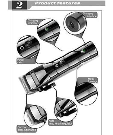 Professional Hair Clippers for Men | Cordless Hair Cutting Kit with 4 Guide Combs for Barbers & Stylists - Shop Now - Buy Online on GoSupps.com