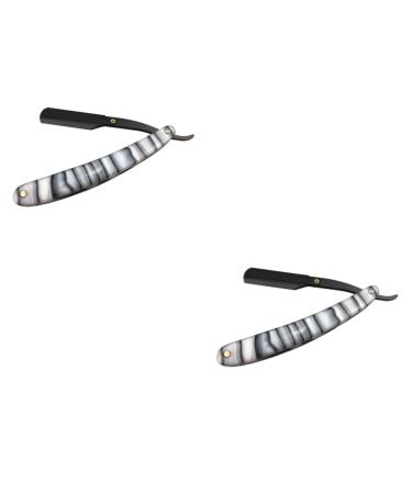 Beaupretty 4 pieces of men's razor Safe razor straight hairdresser razor razor made of steel razor made of metal razor razor for men hairpise manual man like imaginedx2stk mediumx2pcs