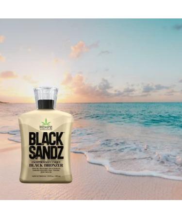 Hempz Black Sandz Black Bronzer with DHA & Cosmetic Bronzer 13.5oz - Buy Online on GoSupps.com